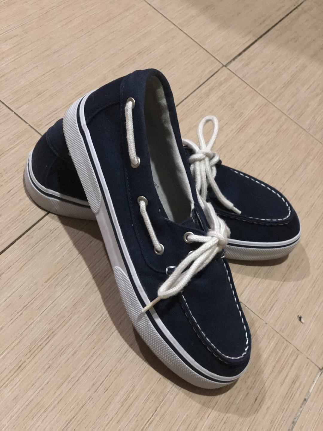ST. JOHN S BAY Canvas Boat Shoes Men s Fashion Footwear