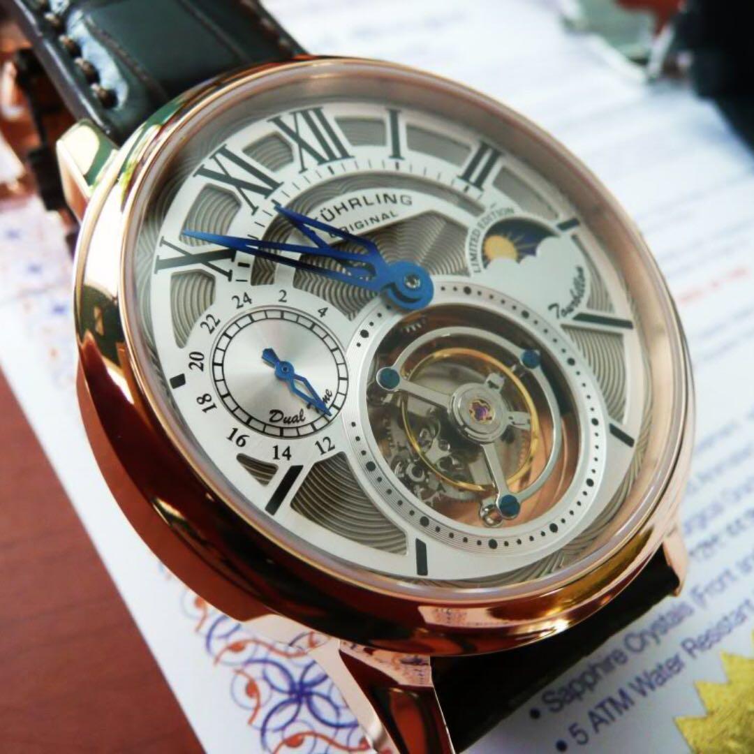 Stuhrling Original Imperial Tourbillon 1st Edition 042 100 Luxury Watches on Carousell