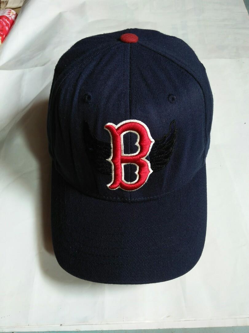 Topi Baseball Mlb Red Sox Boston Original Flexfit U S Patent European Union Kondisi 96 Sangat