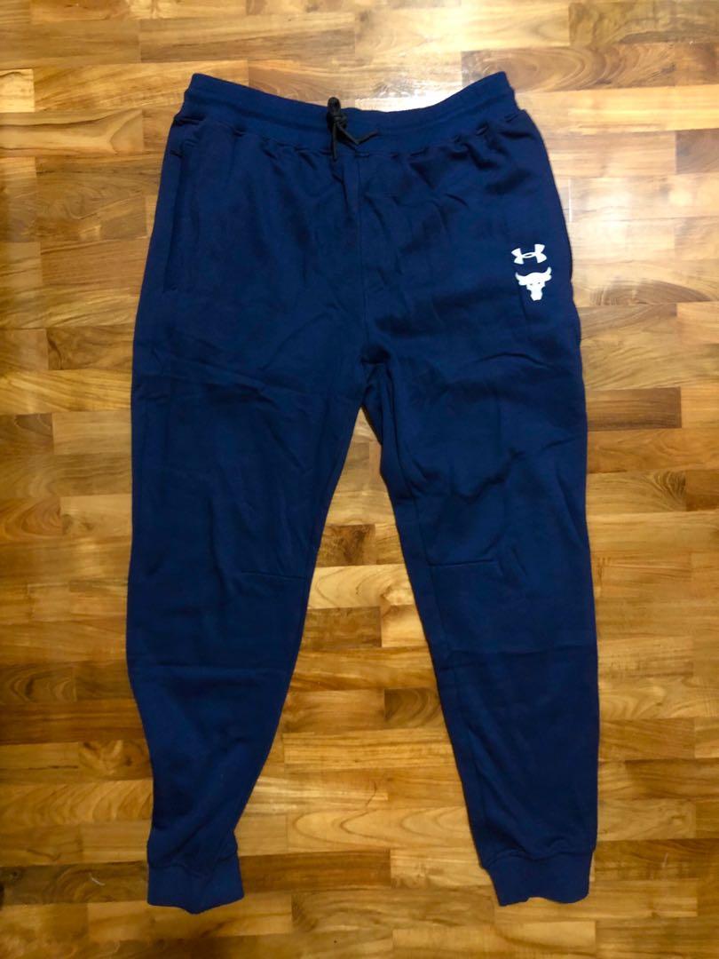 navy blue under armour joggers