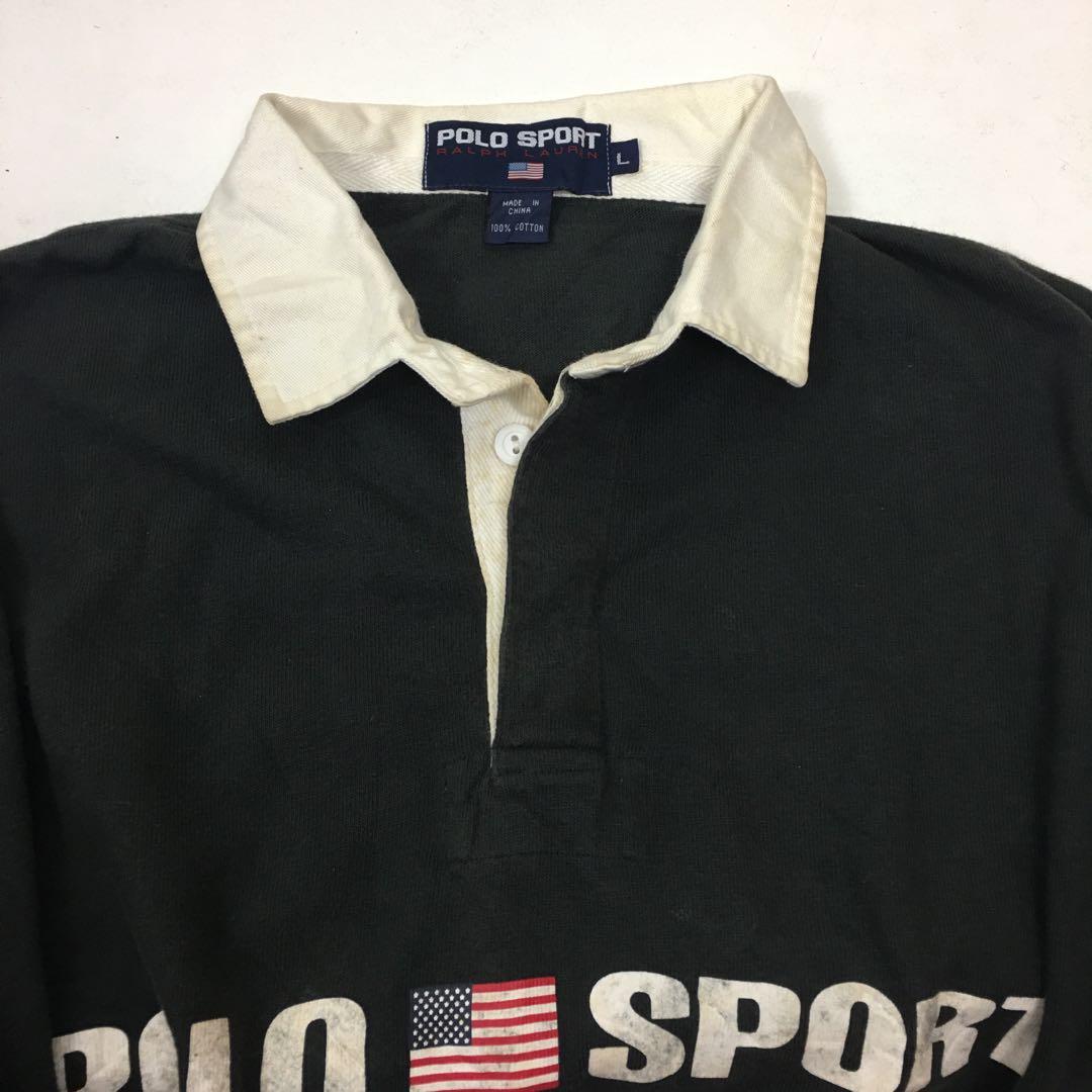 Vintage Polo Sports Ralph Lauren Rugby Shirt Stadium Men s