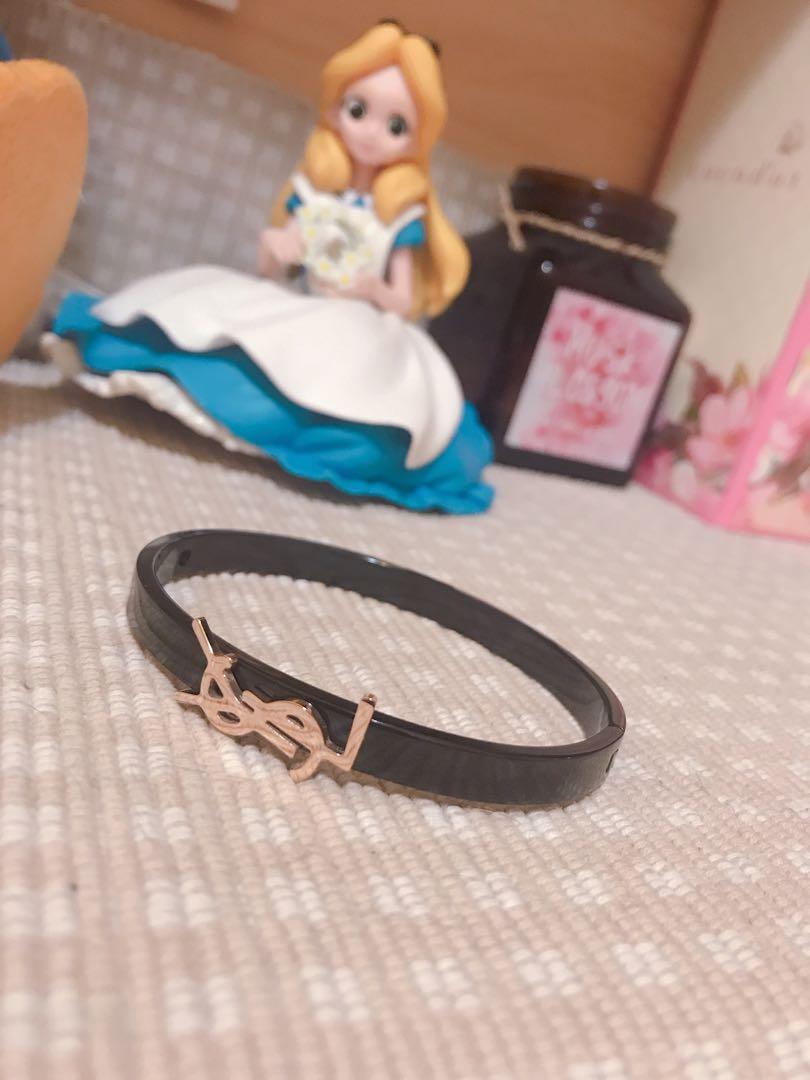 Ysl聖羅蘭玫瑰金手換 名牌精品 精品配件在旋轉拍賣