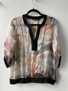 Zara Silk Kaften - S