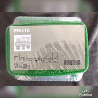 Microwaveable Container Peralatan Dapur Carou Malaysia Ikea Pruta Food Container Set Of 17