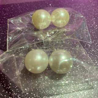 全新珍珠耳環 brand new pearl earring (each 每對）64236715478403110