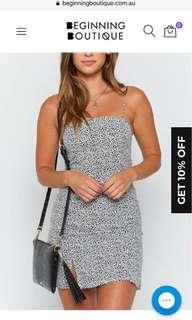 Beginning Boutique leopard print dress