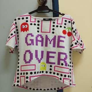 GAME OVER Crop Top