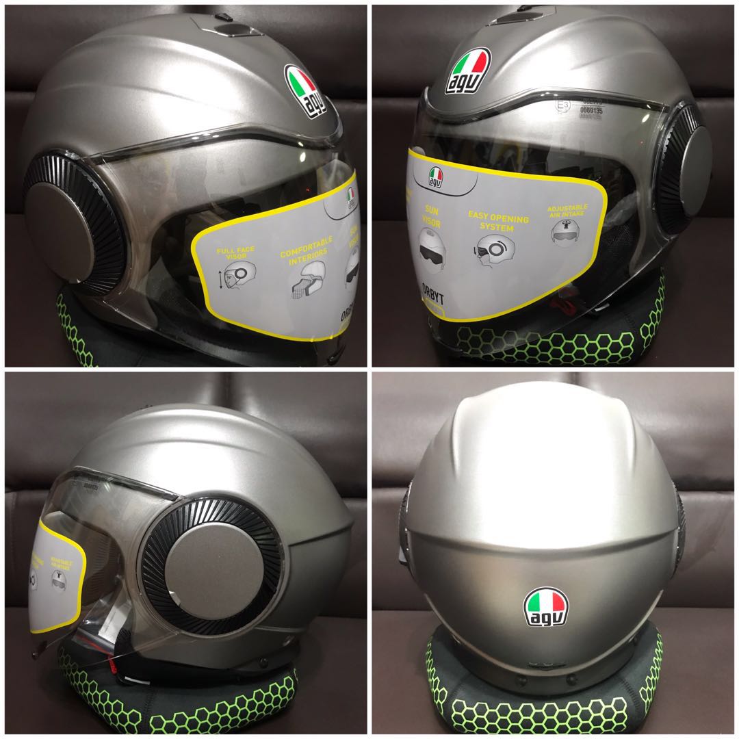 AGV orbyt matt grey, Motorcycles 