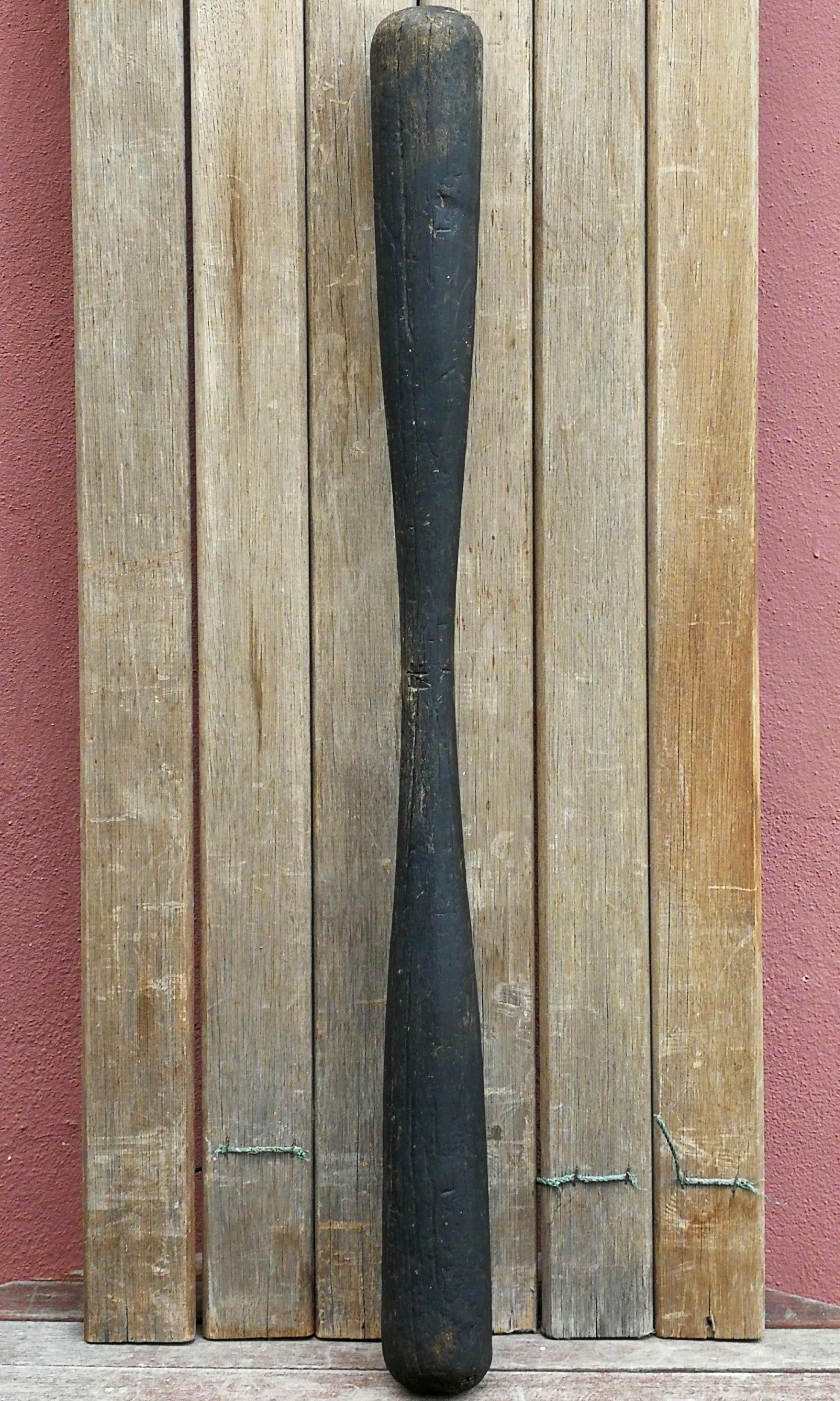 ALU / ANAK LESUNG KAYU TUA PENUMBUK PADI TRADISIONAL, Antiques ...
