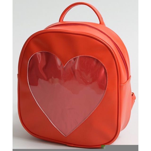 Red heart sales ita bag
