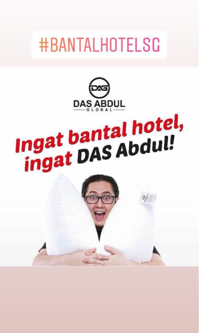 Bantal Hotel Hotel Pillow DAG by Das Abdul Global Furniture