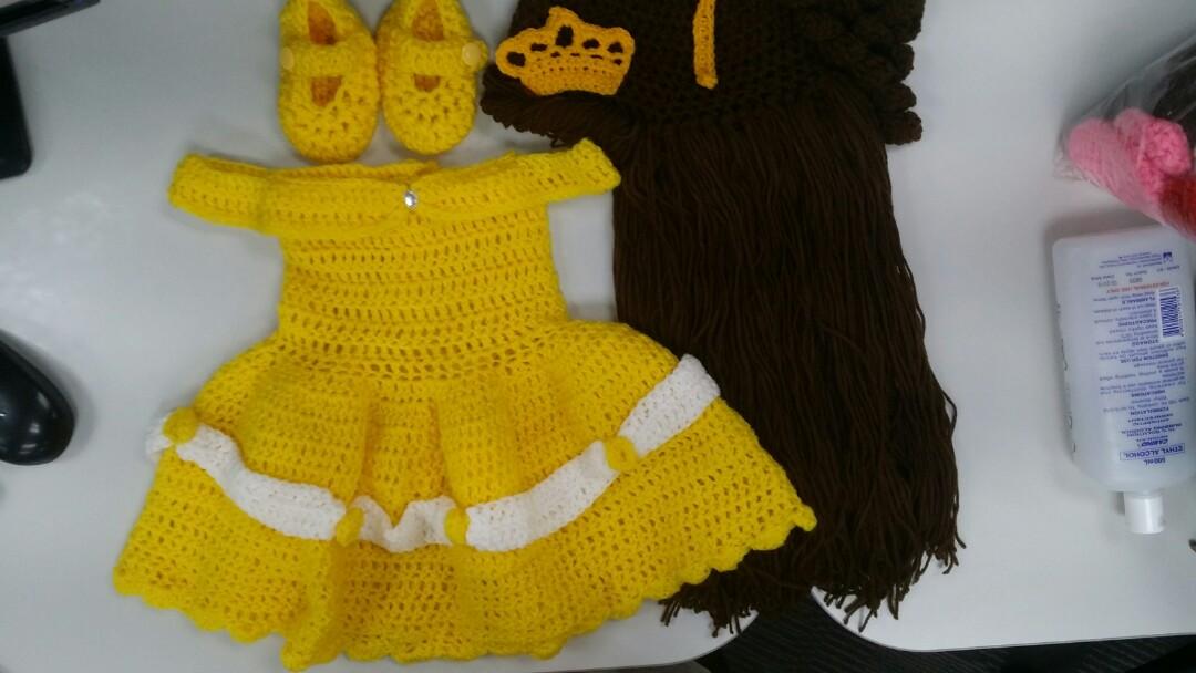 beauty and the beast baby dress