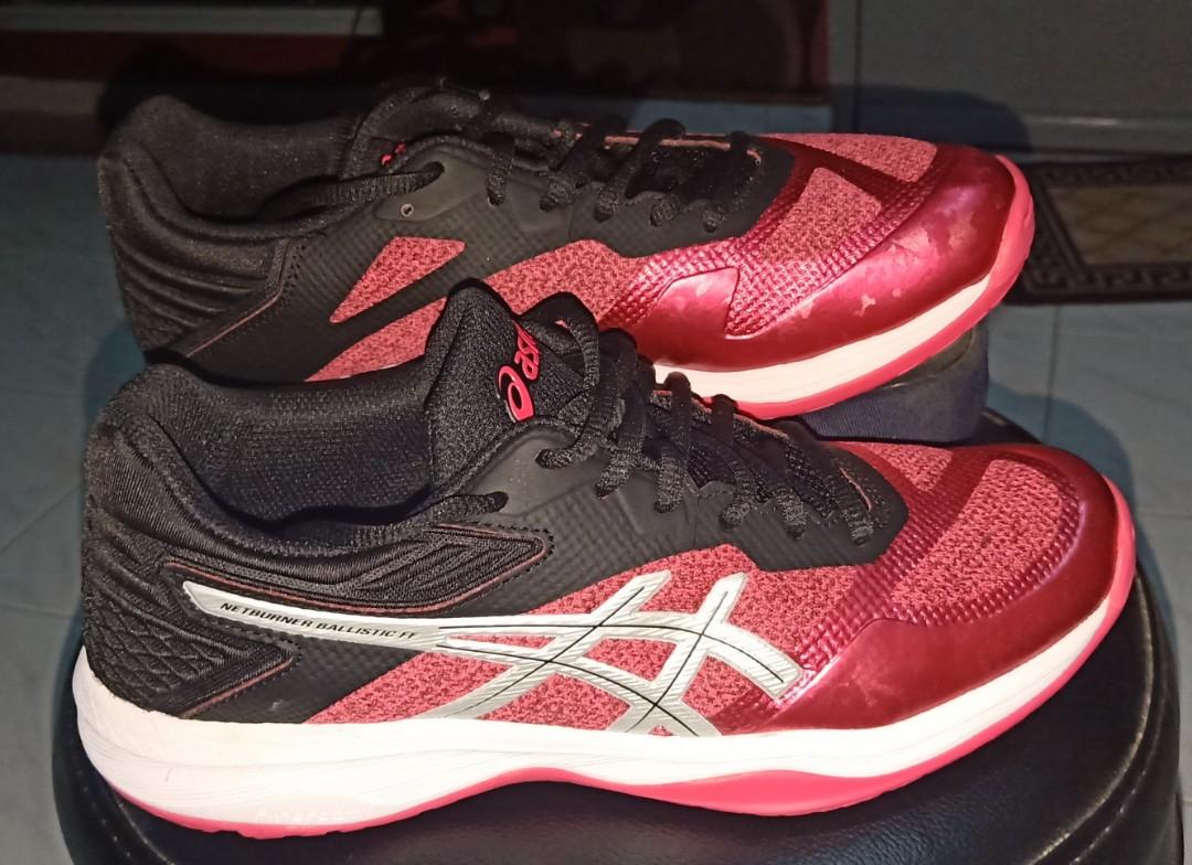 asics gel netburner ballistic ff netball trainers