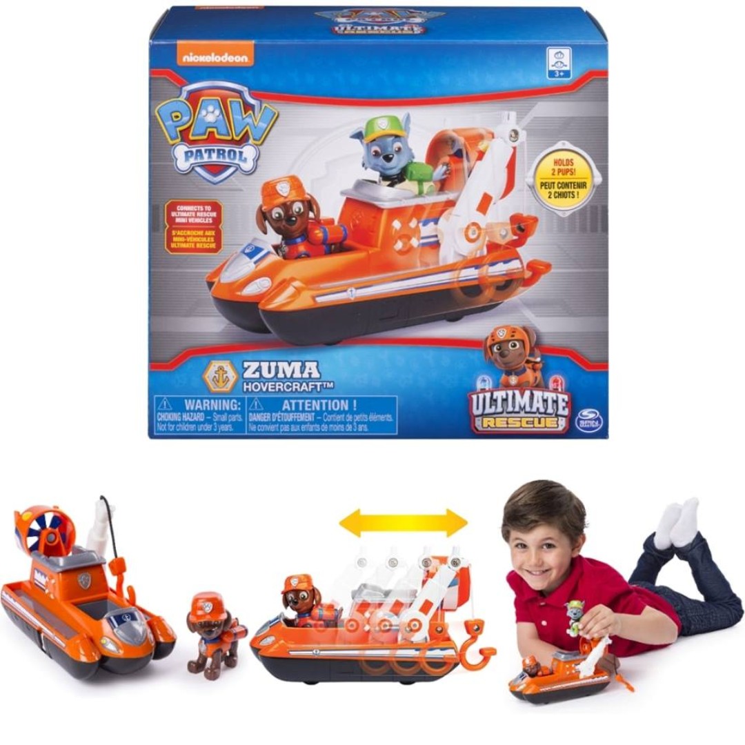 paw patrol ultimate rescue hovercraft