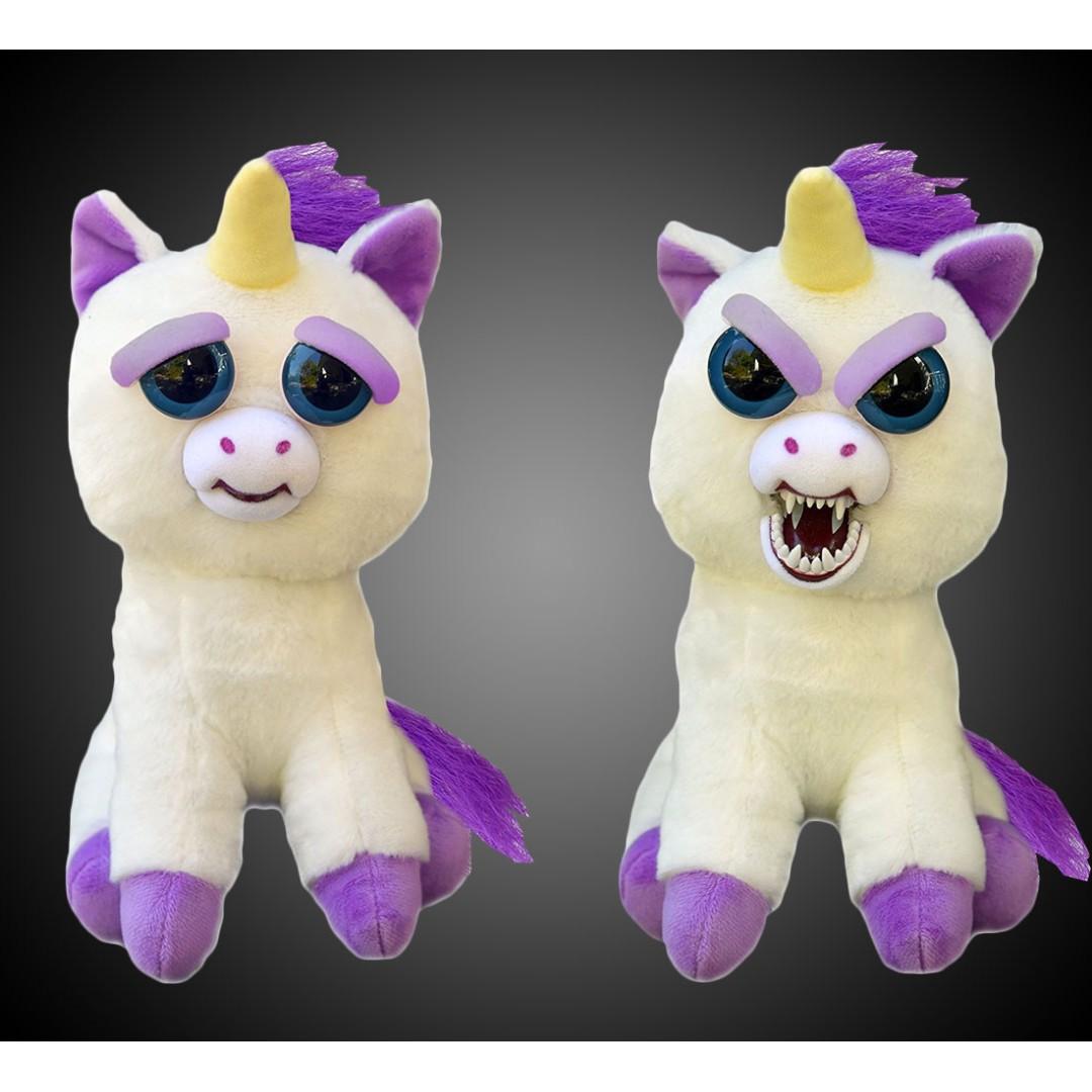 angry unicorn plush