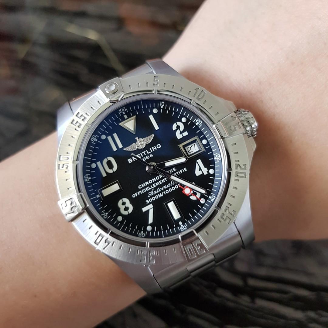 Breitling 3000m diver clearance