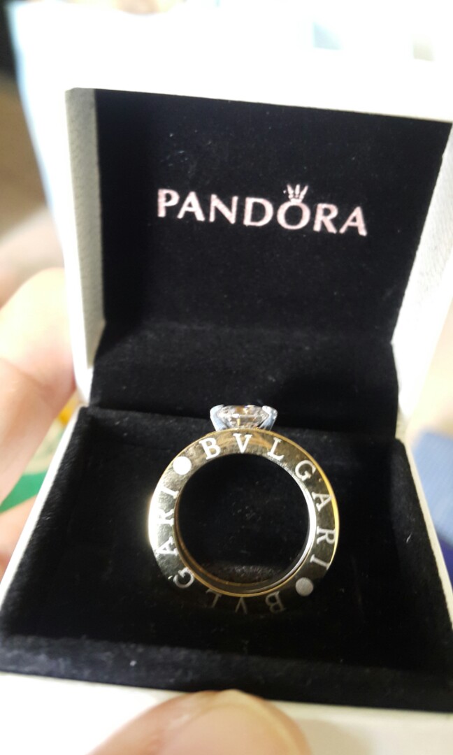 bvlgari stainless steel ring