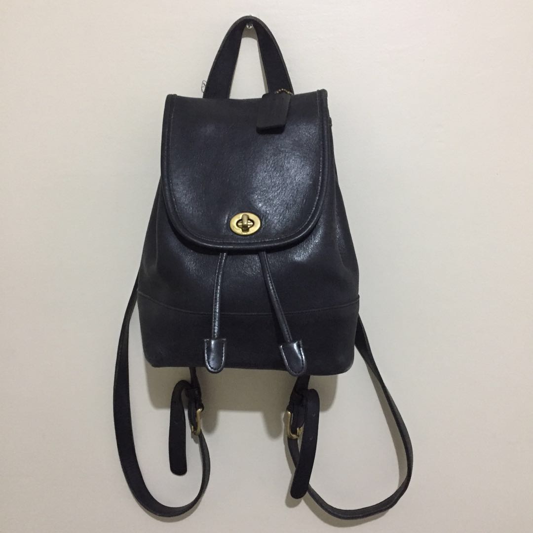 Coach small leather backpack, Women's Fashion, Bags & Wallets ...