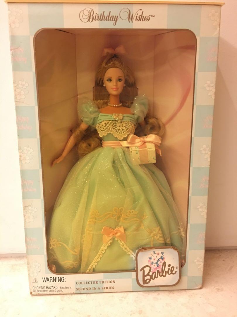 birthday wishes barbie collector edition second in a series
