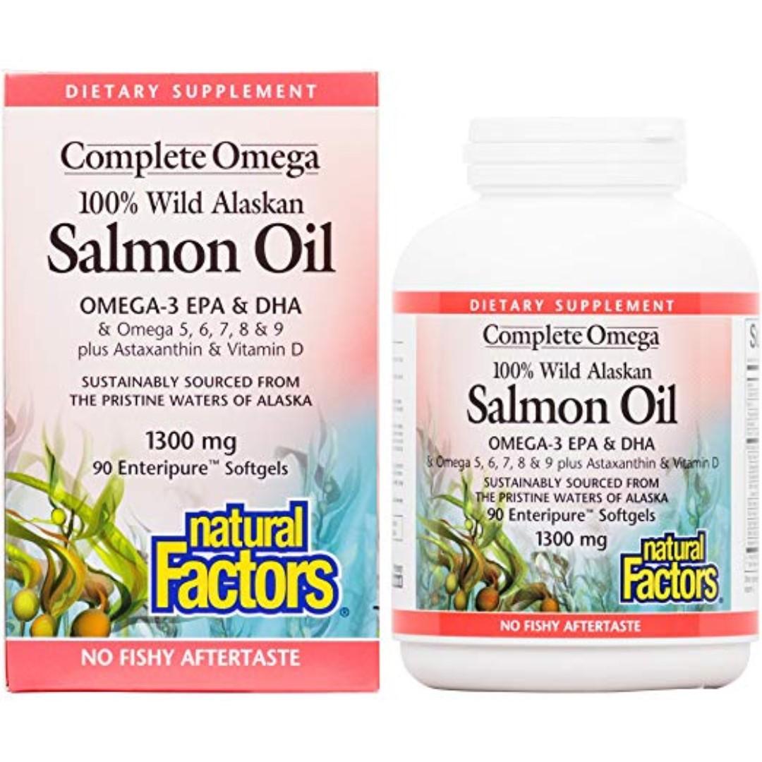 Complete Wild Alaskan Salmon Omega 3, EPA and DHA, Health & Nutrition