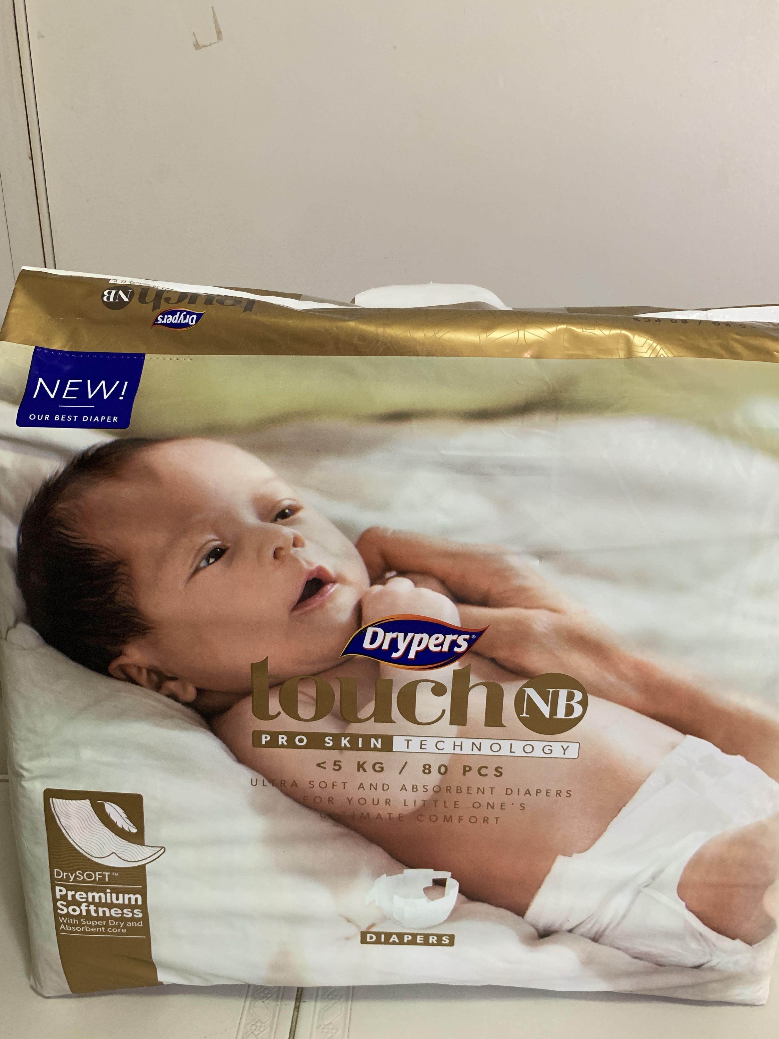 drypers touch newborn