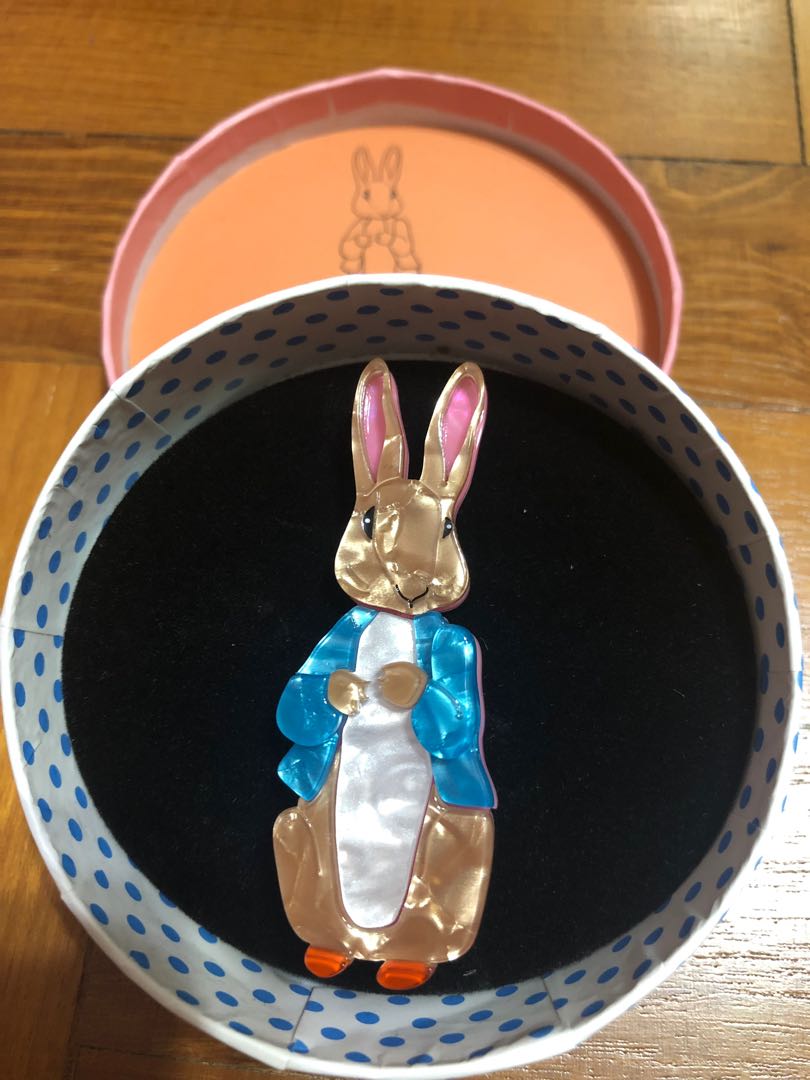 Erstwilder Peter Rabbit Novelty Resin Pin Brooch Women s Fashion