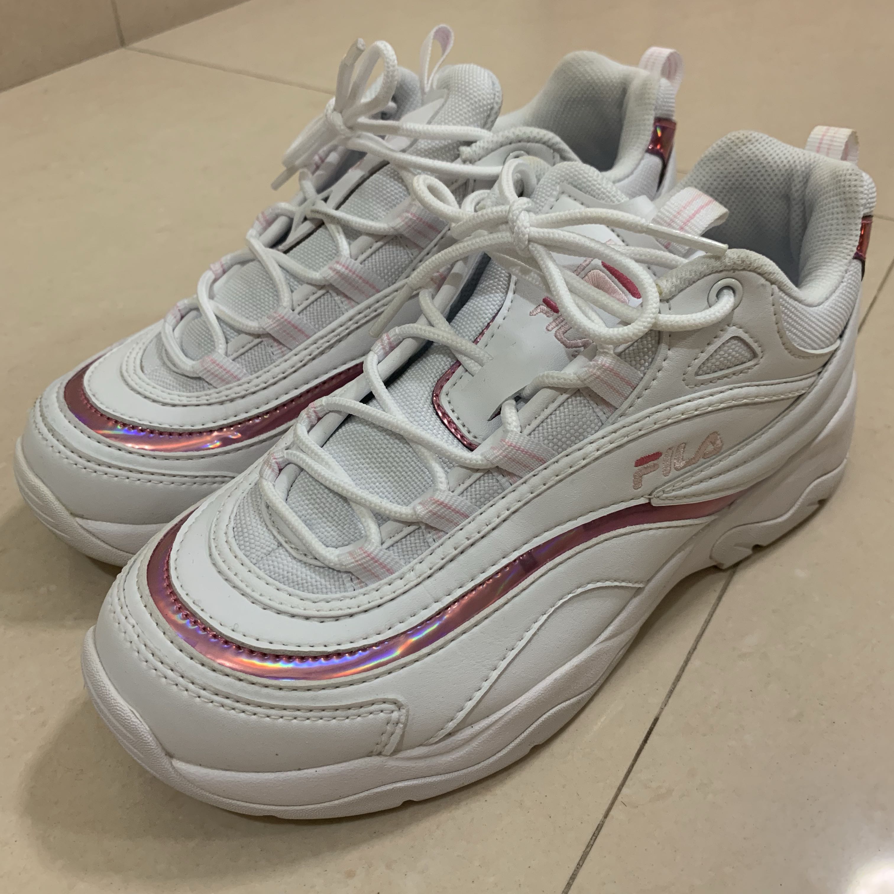 FILA Holographic Pink Prism (Authentic 