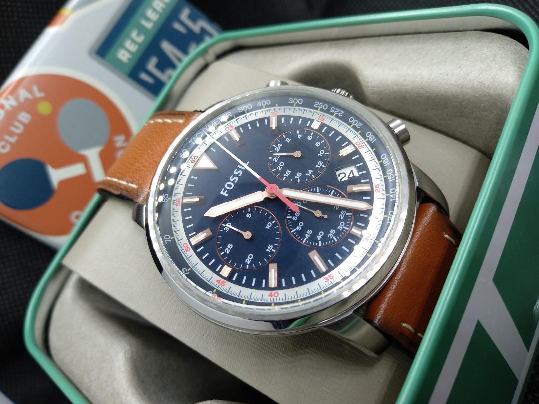 Fossil Men FS5414 Goodwin Chronograph Men s Fashion Watches Accessories Watches on Carousell