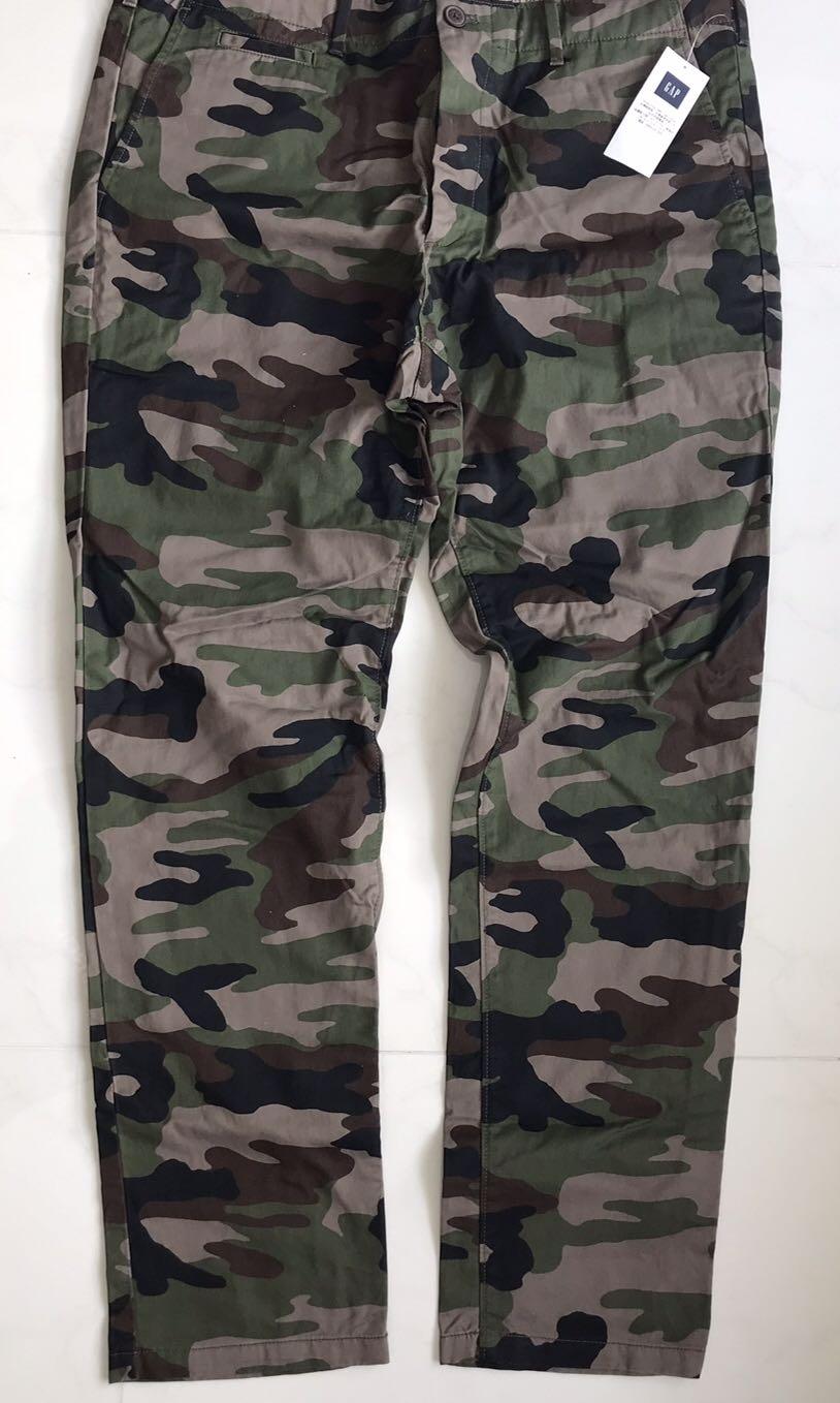 gap camouflage trousers