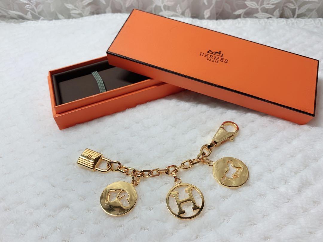 hermes bag charm chain Carousell