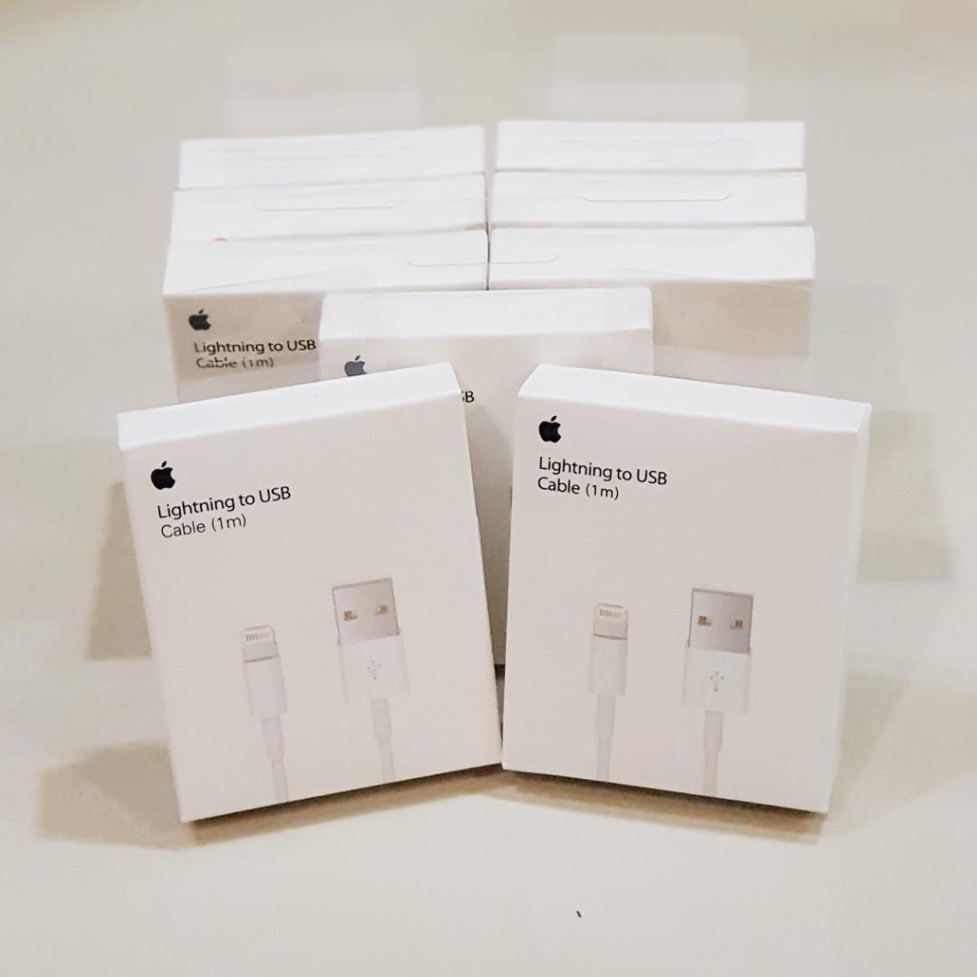 IPhone Cable (Category: Chargers & Cables) located in Subang Jaya. Submitted by joanne2009 (Listing ID 221404020, Image 2). Description: [iPhone Cable] - High speed cable for iPhone 5, iPhone 5s, iPhone 5C, iPhone 5SE, iPhone 6, iPhone 6S, iPhone 6 Plus, iPhone 6S Plus, iPhone 7, iPhone 7 Plus, iPhone 8, iPhone 8 Plus, iPhone X, iPhone XS, iPhone XR, iPhone XS Max and so on. -Voltage Output : 1.5A -Max Output : 2.5A -100% Brand New with seal -Len