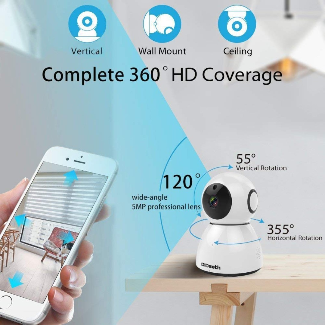 J303 DIDSeth 1080P Cloud Wifi IP Camera Furniture Home Living