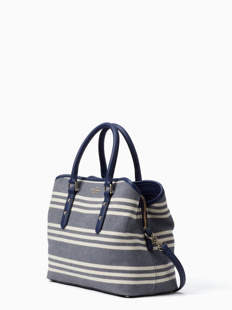 KATE SPADE LARCHMONT AVENUE FABRIC STRIPE EVANGELIE