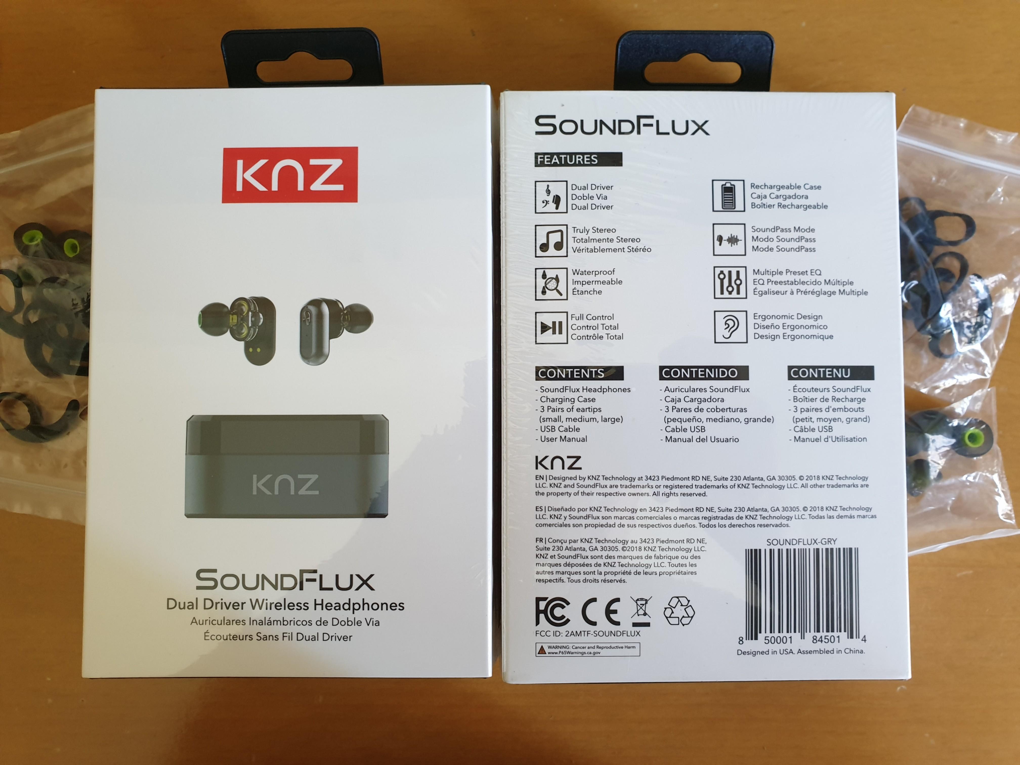KNZ Bluetooth wireless earbuds, Audio 