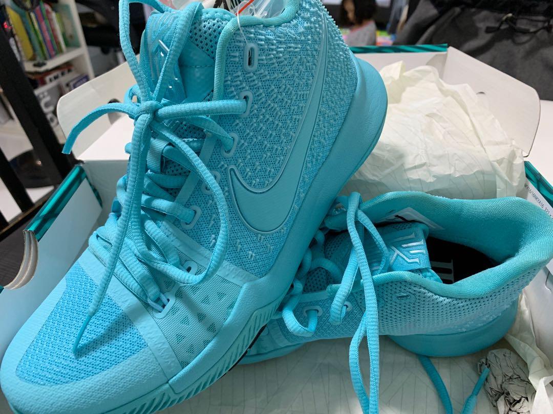 Kyrie 3 Aqua Black Men s Fashion Activewear on Carousell