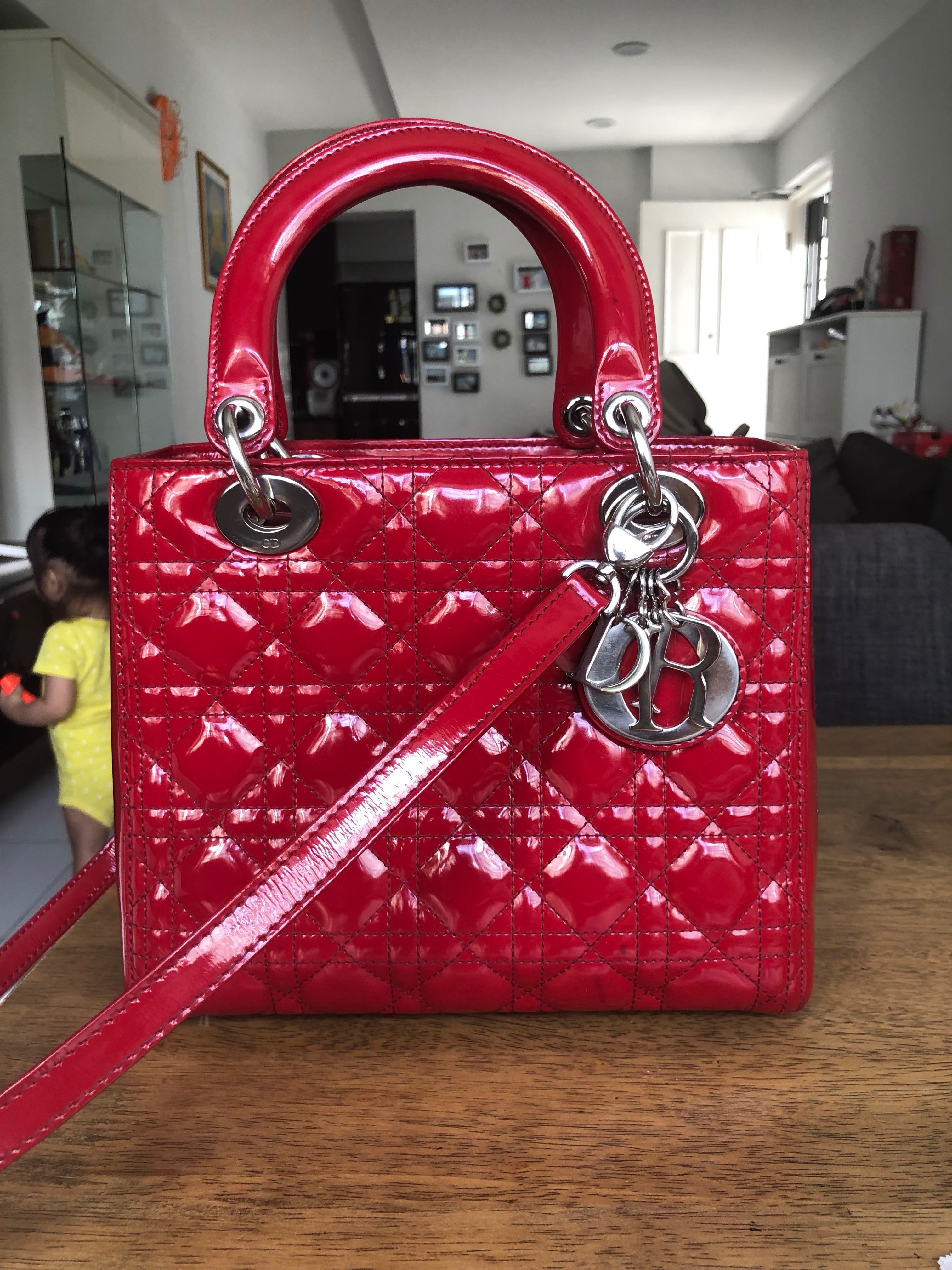 Dior cherry bag clearance