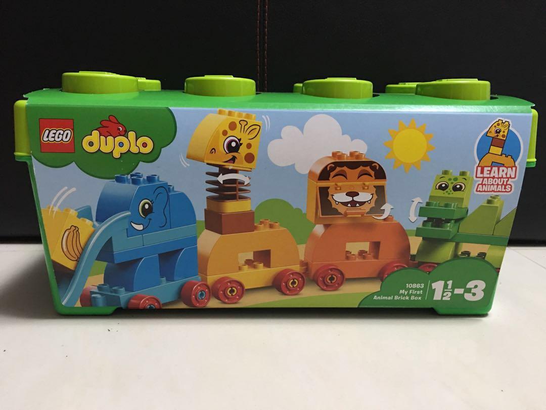 lego duplo my first animal brick box