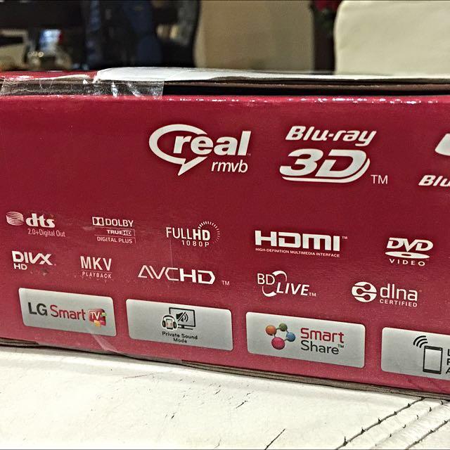 Lg 3d Blu Ray Dvd Player Bp440 Electronics Others On Carousell