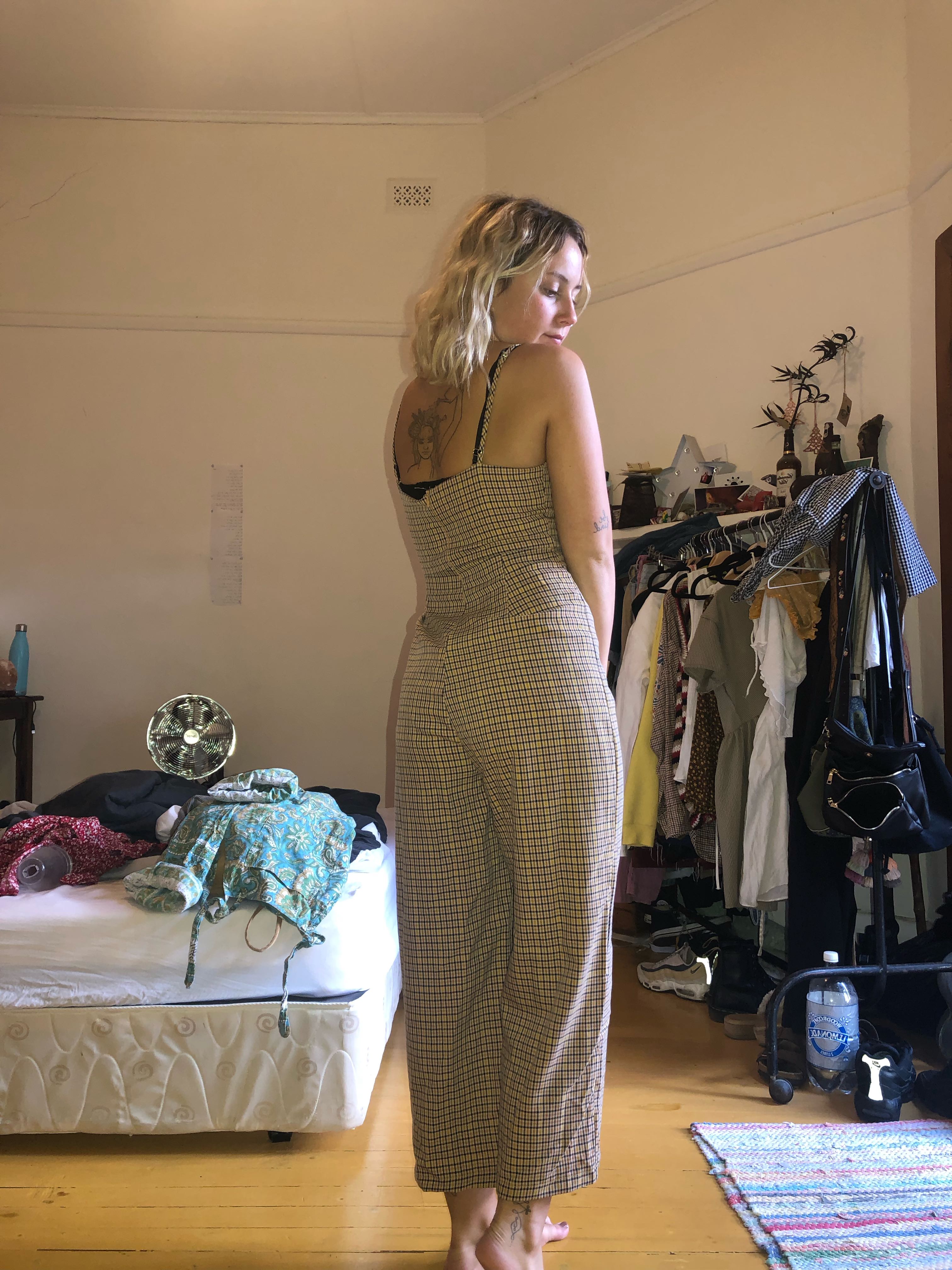 luck and trouble jumpsuit