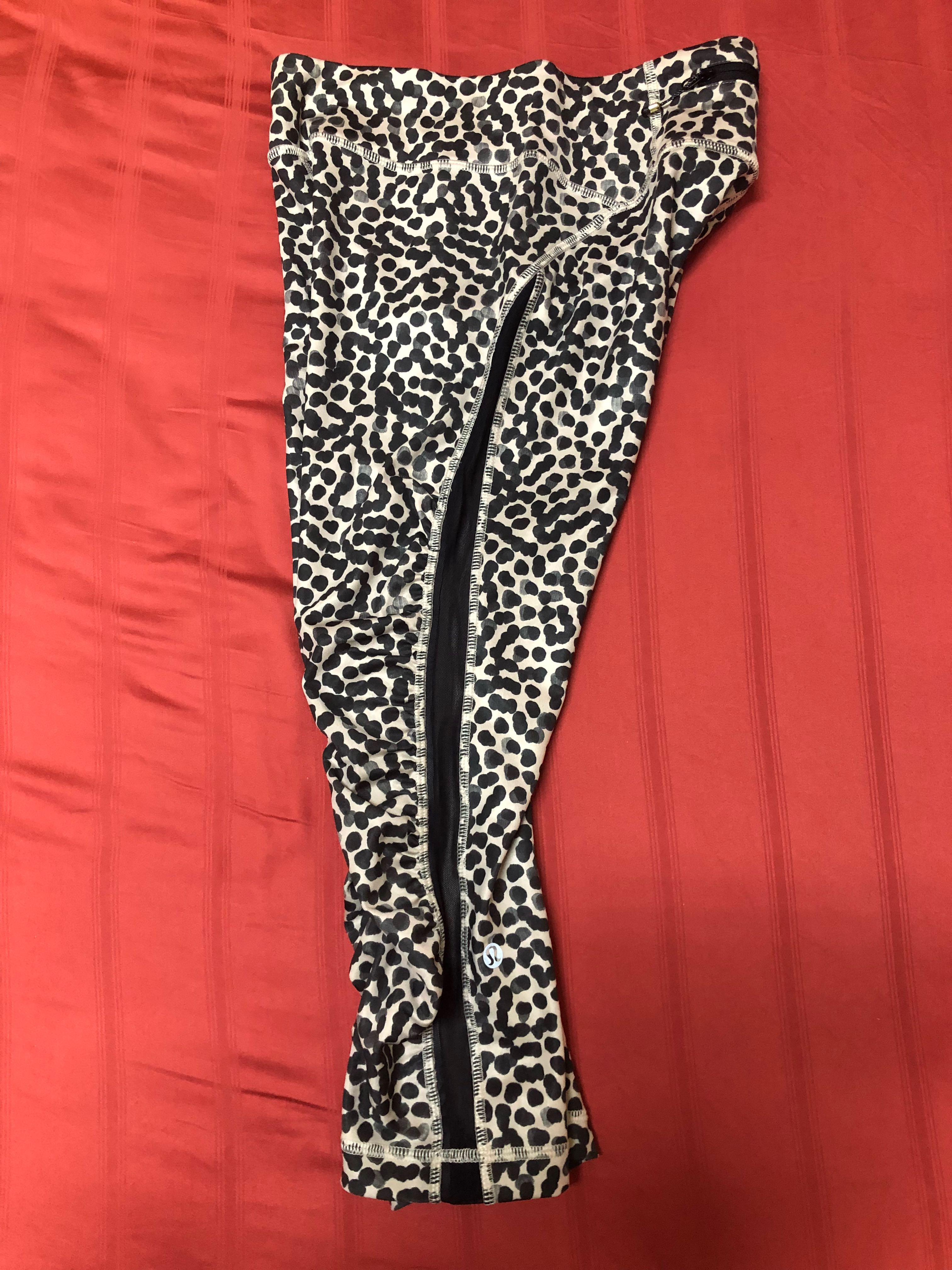Lululemon Animal Print Tights Crop Size 4 Women s Fashion Activewear on Carousell