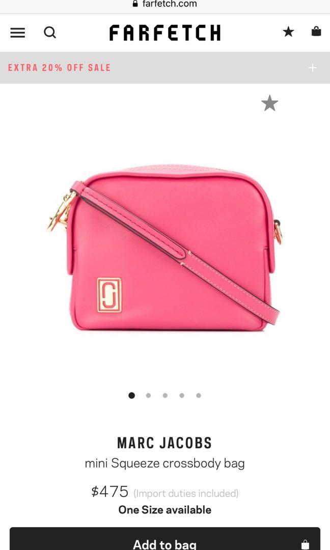 Marc jacobs the new arrivals mini squeeze
