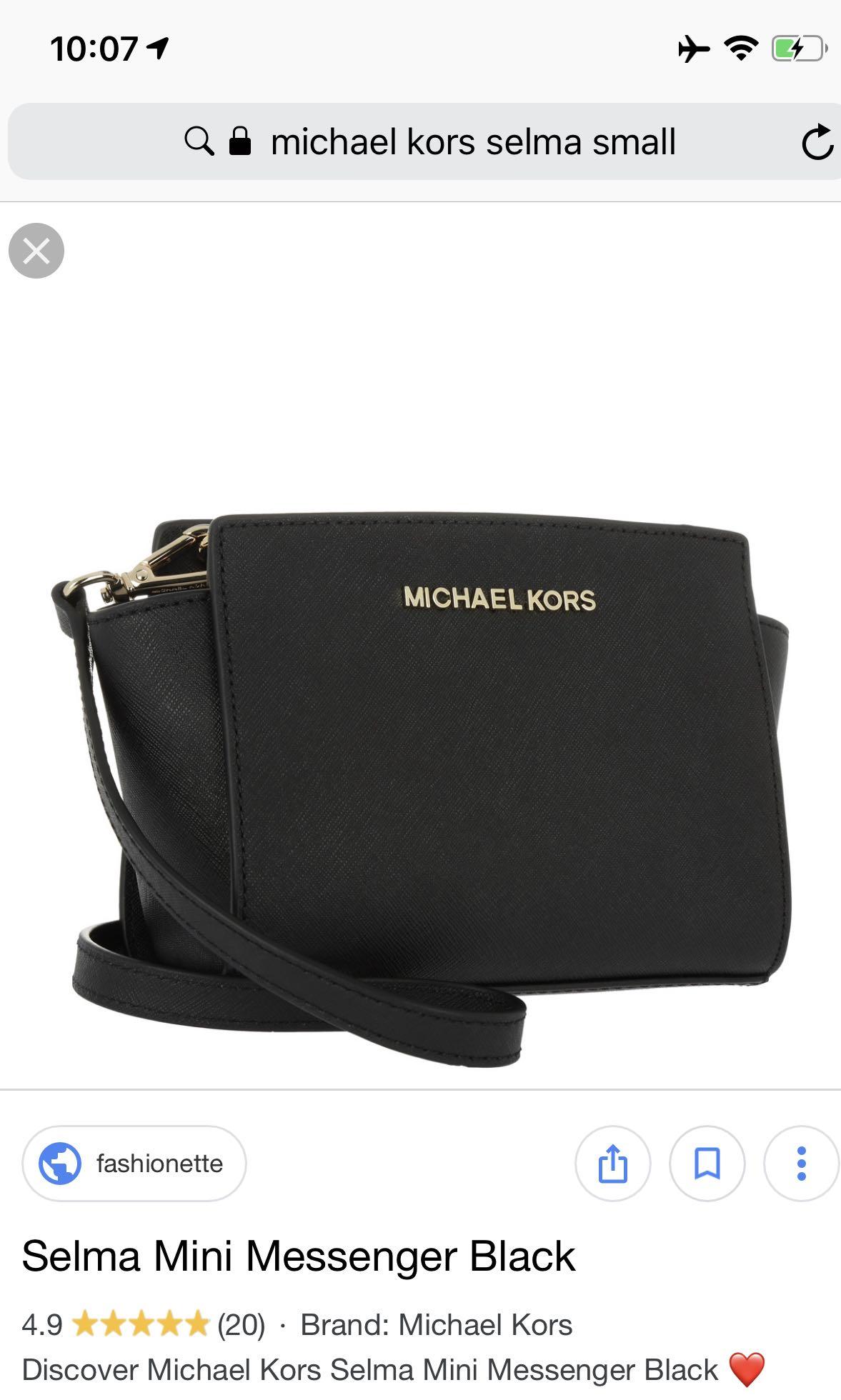 michael kors selma bag small