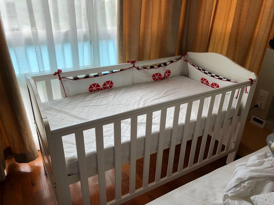 mothercare space saver cot