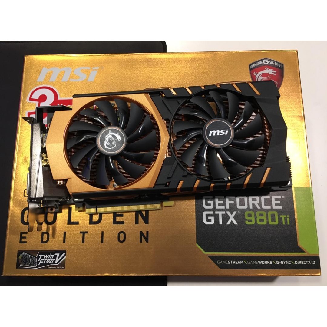Msi 980ti golden edition best sale