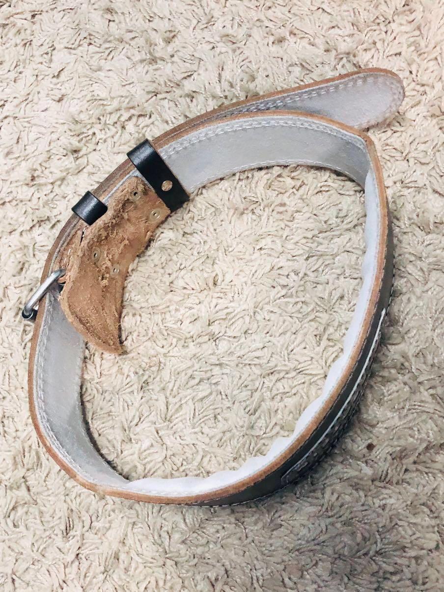 Myprotein Leather Lifting Belt, Sports Equipment, Exercise & Fitness