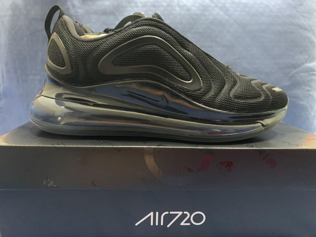 Nike Air Max 720 All Black Men s Fashion Footwear Sneakers on