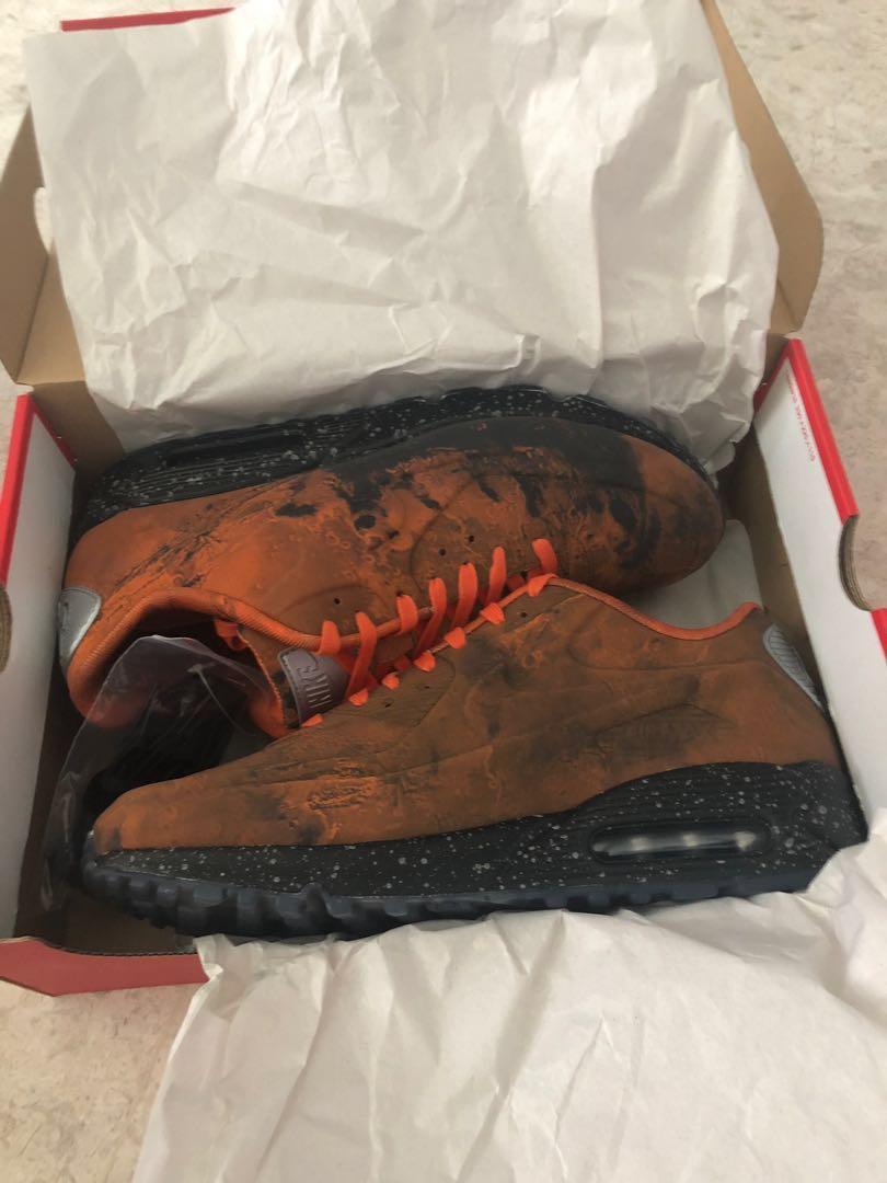 Nike Air Max 90 Ultra 2.0 Leather Flax Herre Sneakers