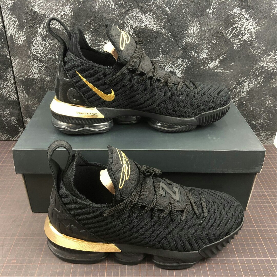 Lebrons 16 black and gold new arrivals