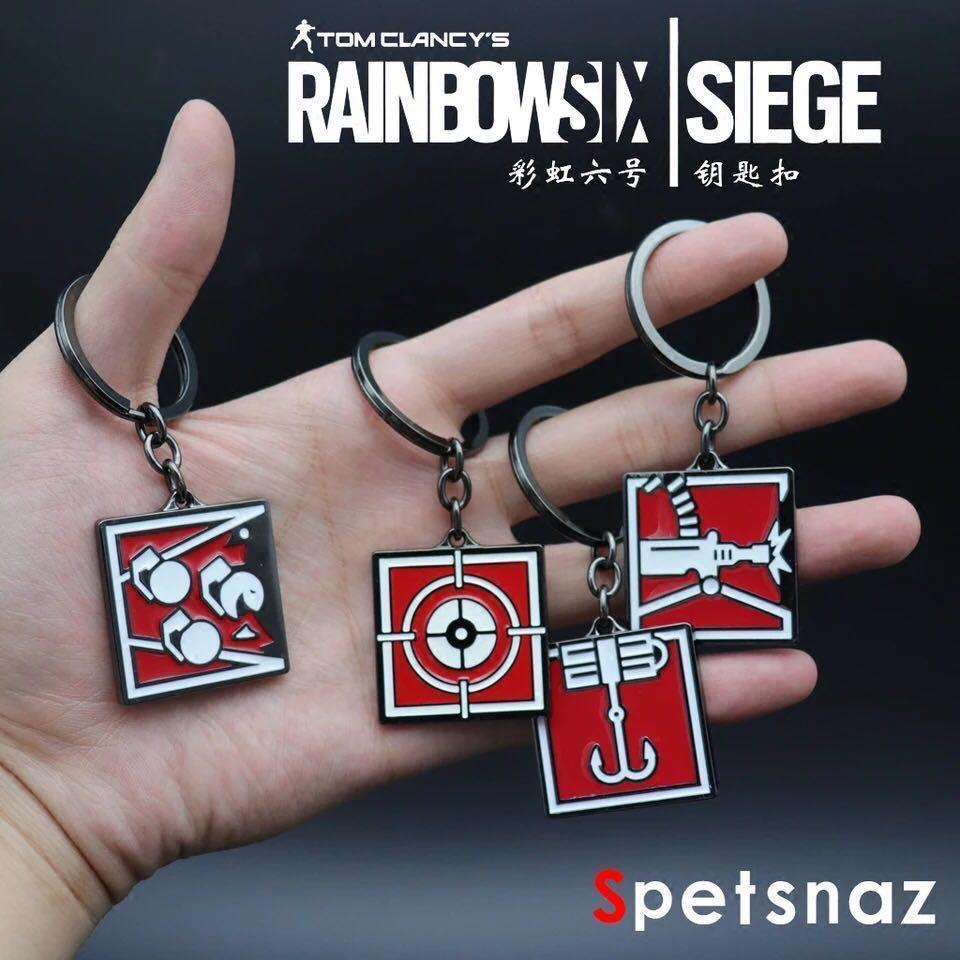 Rainbow Six Siege Keychains Operator icons