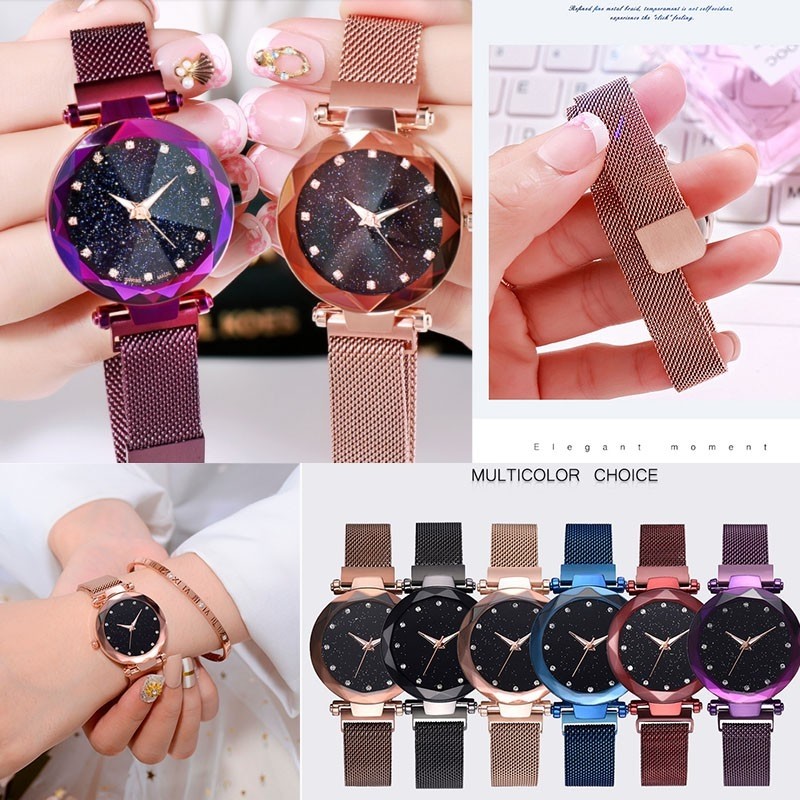 Ladies watches with magnetic strap on sale